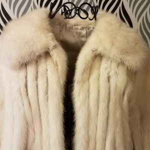 REAL MINK COAT LUXURY FUR JACKET SIZE M